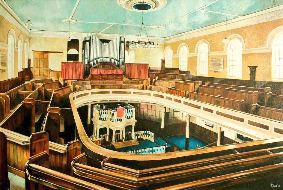Leicester Central Baptist Church (1929-1983), Charles Street, LE1 in 1942.