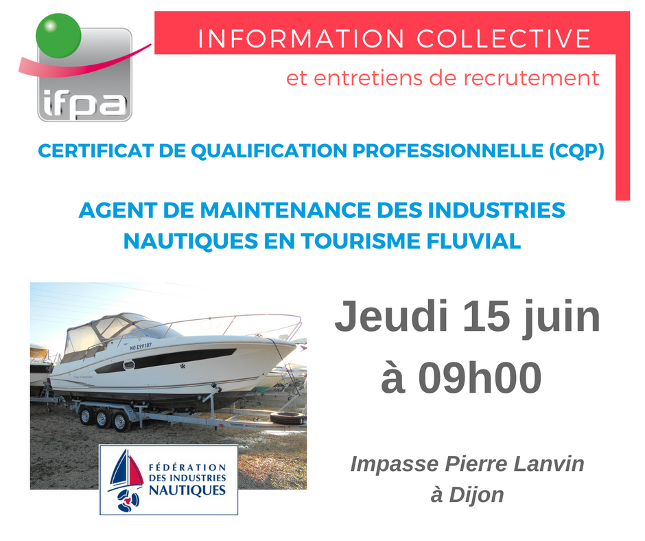 ifpacom's tweet photo. #recrutement #fluvial #tourismefluvial #formpro https://t.co/Zm3B5V8zk5