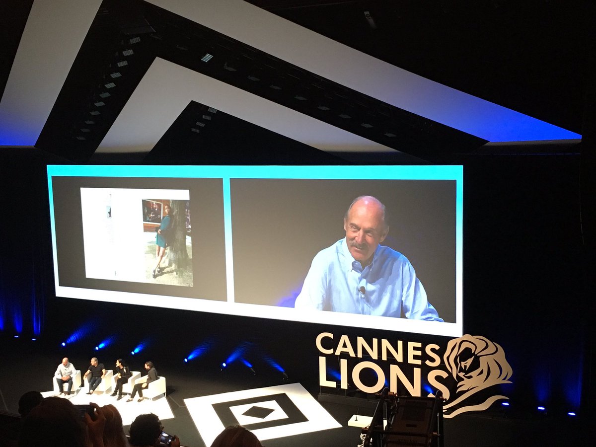 brookehovey's tweet photo. Stan Smith at #CannesLions ... the icon behind the best selling sneaker of all time #CWcannes https://t.co/234KMgQZVW