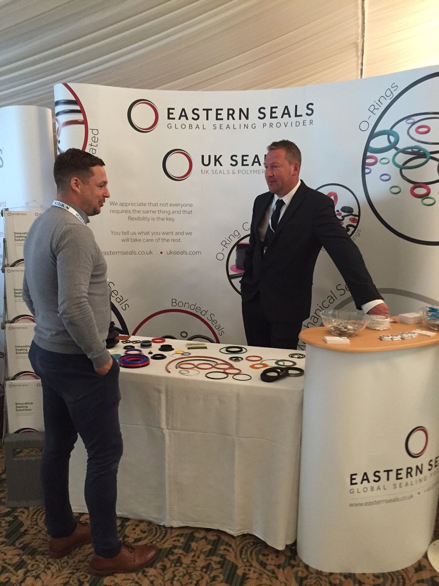 EasternSealsUK's tweet photo. We're well underway at @NEPIC_Ltd #MTM2017 @WynyardHall Check out our latest products and get top advice on sealing for Chemical Processing. https://t.co/bZJhQv84Gt