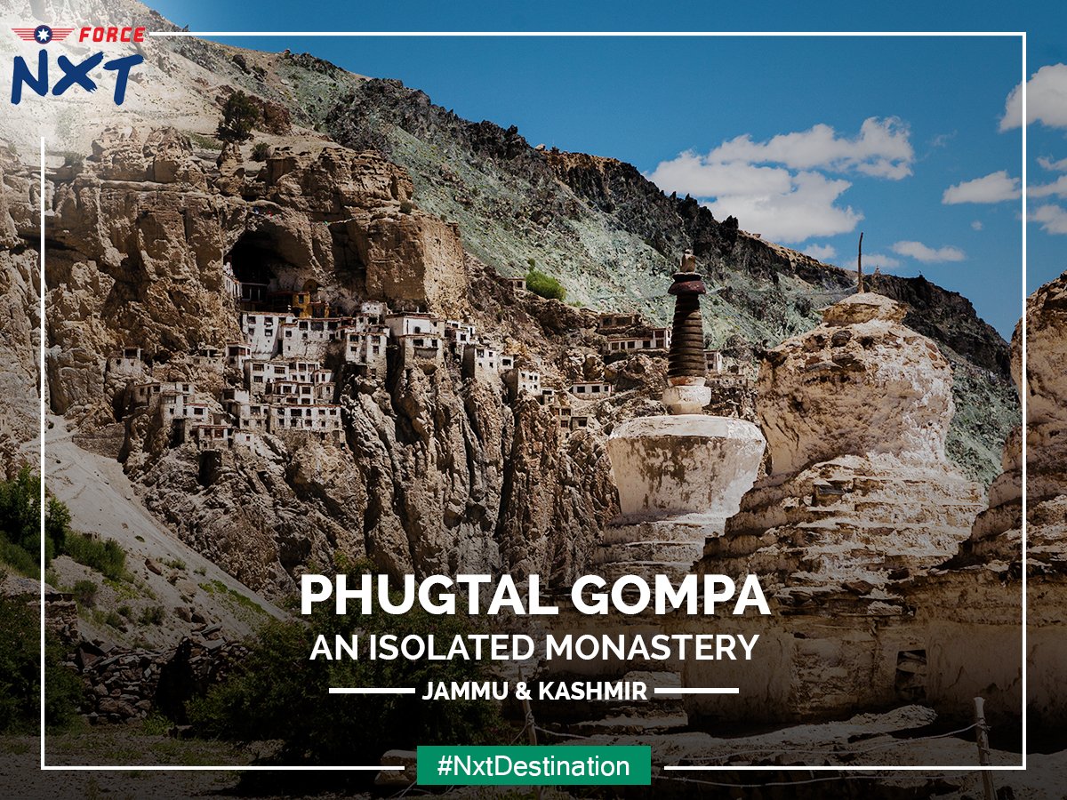 force_nxt's tweet photo. #ForceNXT #GoForNXT #NxtDestination #Travel #PhugtalGompa #JammuAndKashmir #HiddenMonastry https://t.co/4h1VDtDfUu
