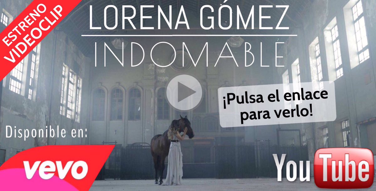 LorenaGomezInfo's tweet photo. Como sabemos de tu cariño a @Lorenagomez_ te hacemos llegar su nuevo videoclip😍 #indomable
▶️ https://t.co/QvupnpBi6s
Es BRUTAL, que voz❤️ https://t.co/XLhjEOWfTM