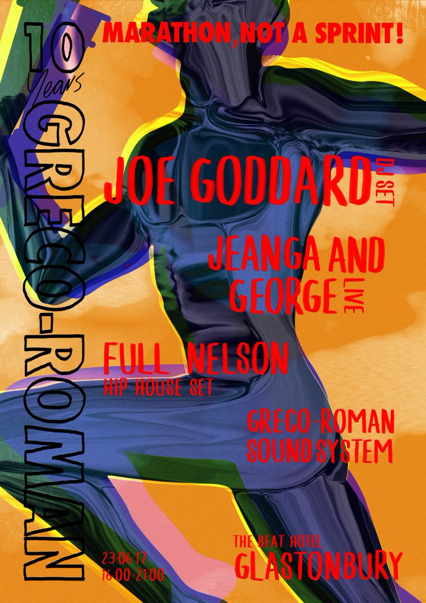 Jeanga and George (@jeangaandgeorge) on Twitter photo Analog festival countdown. 2 days till this joyous occasion @BeatHotelGlasto <a href="/JoeHotChip/">Joe Goddard</a> <a href="/GrecoRomanMusic/">Greco-Roman</a> Full Nelson and much more Analog festival countdown. 2 days till this joyous occasion @BeatHotelGlasto <a href="/JoeHotChip/">Joe Goddard</a> <a href="/GrecoRomanMusic/">Greco-Roman</a> Full Nelson and much more