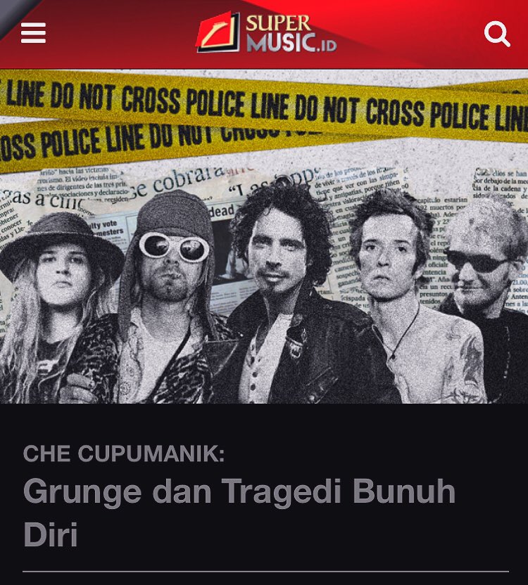 Cupumanik Band (@cupumanikband) on Twitter photo Tulisan terbaru <a href="/cheCUPUMANIK/">Che Cupumanik</a> : 'GRUNGE & TRAGEDI BUNUH DIRI' utk <a href="/SuperMusic_ID/">SUPERMUSIC</a> klik di sini: m.supermusic.id/supernoize/che… Tulisan terbaru <a href="/cheCUPUMANIK/">Che Cupumanik</a> : 'GRUNGE & TRAGEDI BUNUH DIRI' utk <a href="/SuperMusic_ID/">SUPERMUSIC</a> klik di sini: m.supermusic.id/supernoize/che…