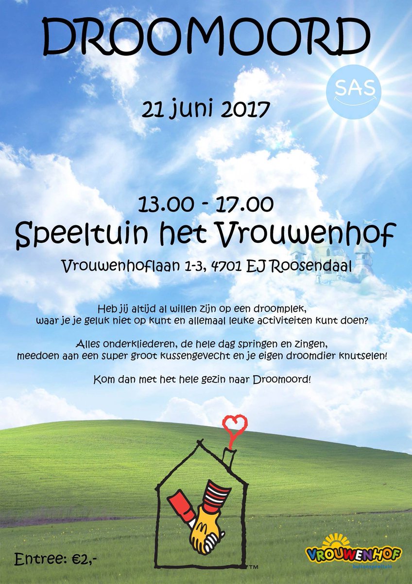 Kinderfonds's tweet photo. Studenten organiseren vanmiddag activiteiten in speeltuin @Vrouwenhof in #Roosendaal, opbrengst gaat naar @Kinderfonds. Veel plezier! ☀️ https://t.co/BQ3vqIvsPm