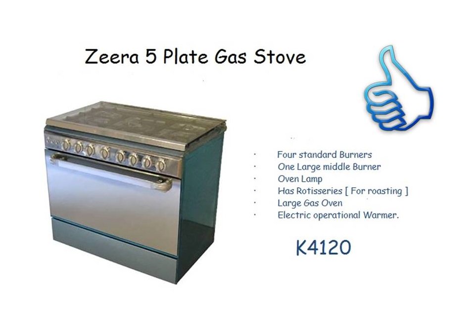 Radian Stores Ltd on Twitter "Zeera 5 Plate Gas Stove. K4120. For more