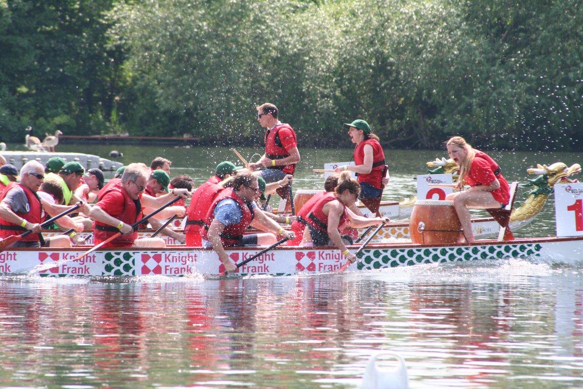 Another action shot from the #KnightFrank team Dragon Boat Racing! A huge thank you to <a href="/TheHelpfulClub/">Really Helpful Club</a> for organising the event #charity