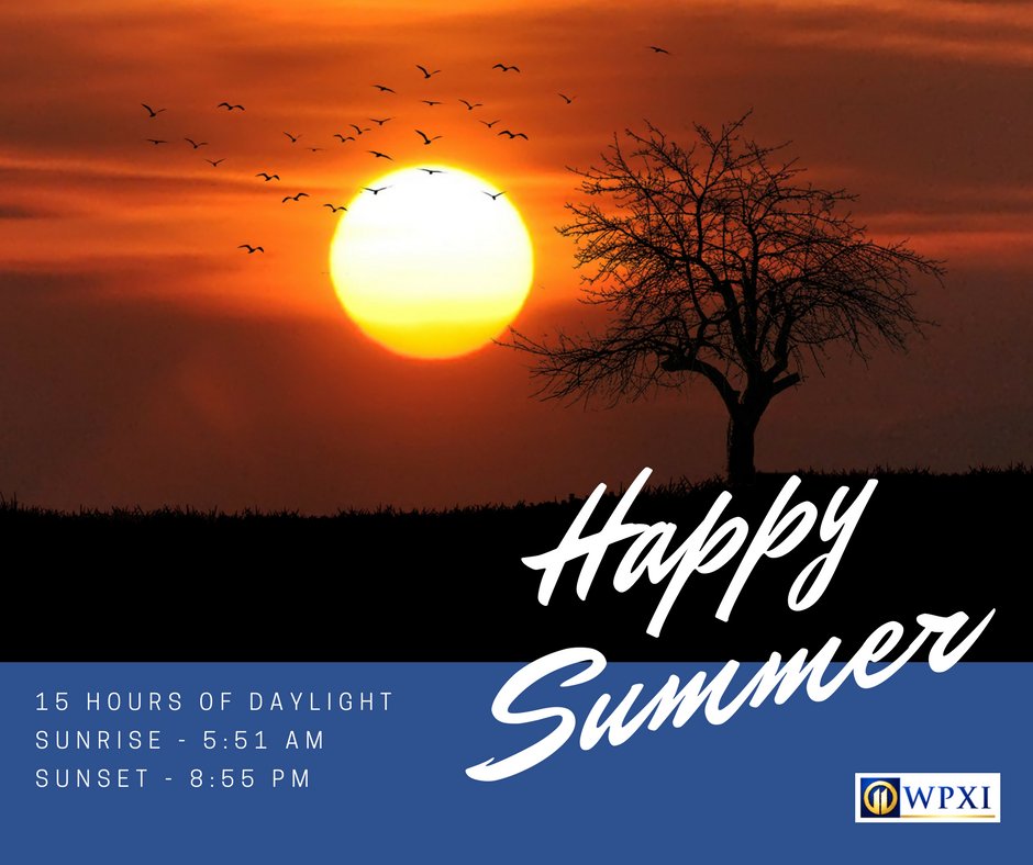 HAPPY FIRST DAY OF SUMMER!!!

Enjoy the 15+ hours of daylight today.