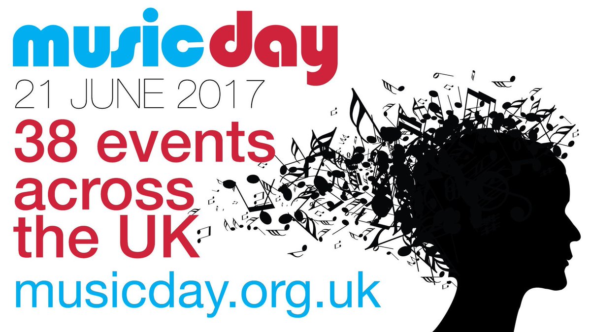 There are 38 events happening today listed on the Music Day website – hopefully you can join the one nearest you!
#MusicDay2017
