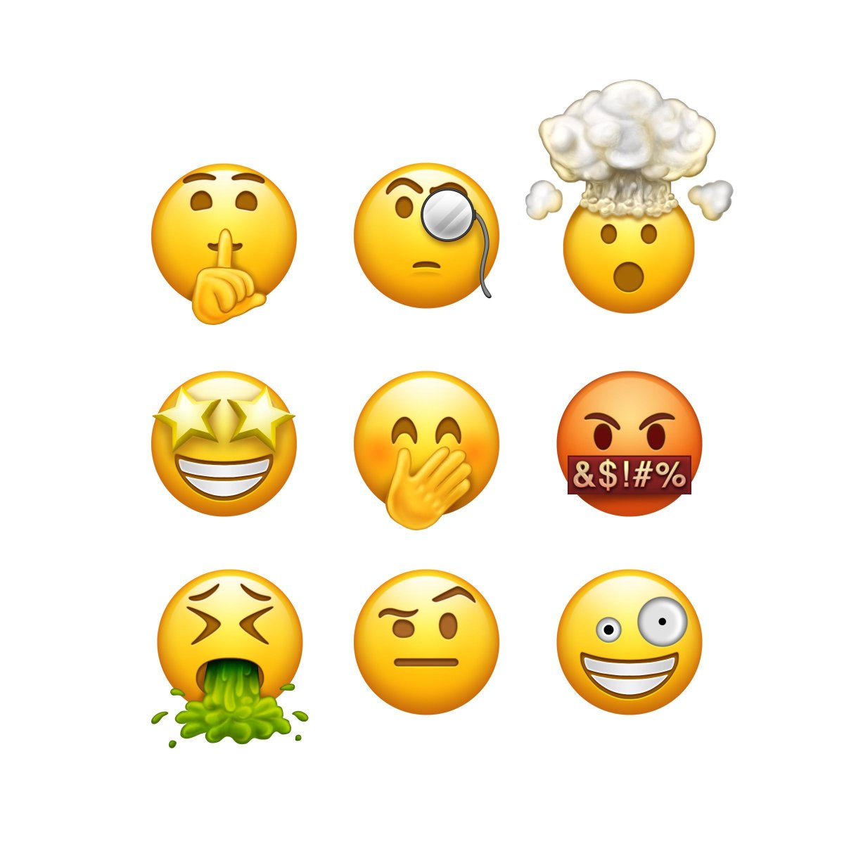 Emojipedia's tweet image. 🆕 Smileys released in Unicode 10 👏
📲 Coming to phones in the second half of 2017