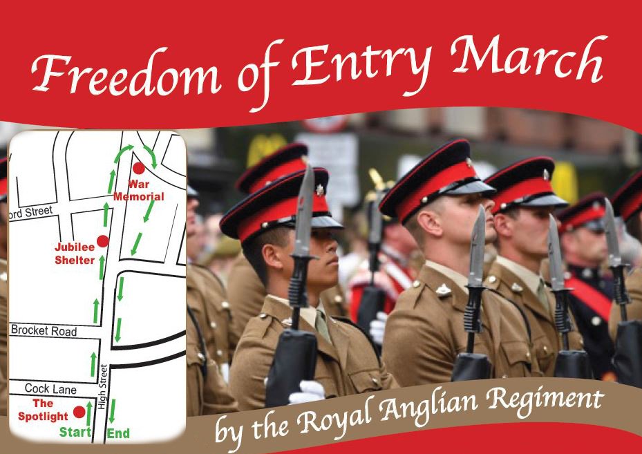 BroxbourneBC's tweet photo. Find out more about road closures and suspended parking in Hoddesdon on 2 Jul for the #FreedomOfEntry #march: https://t.co/LCUmAe8Kga https://t.co/9u0f8uK3XA