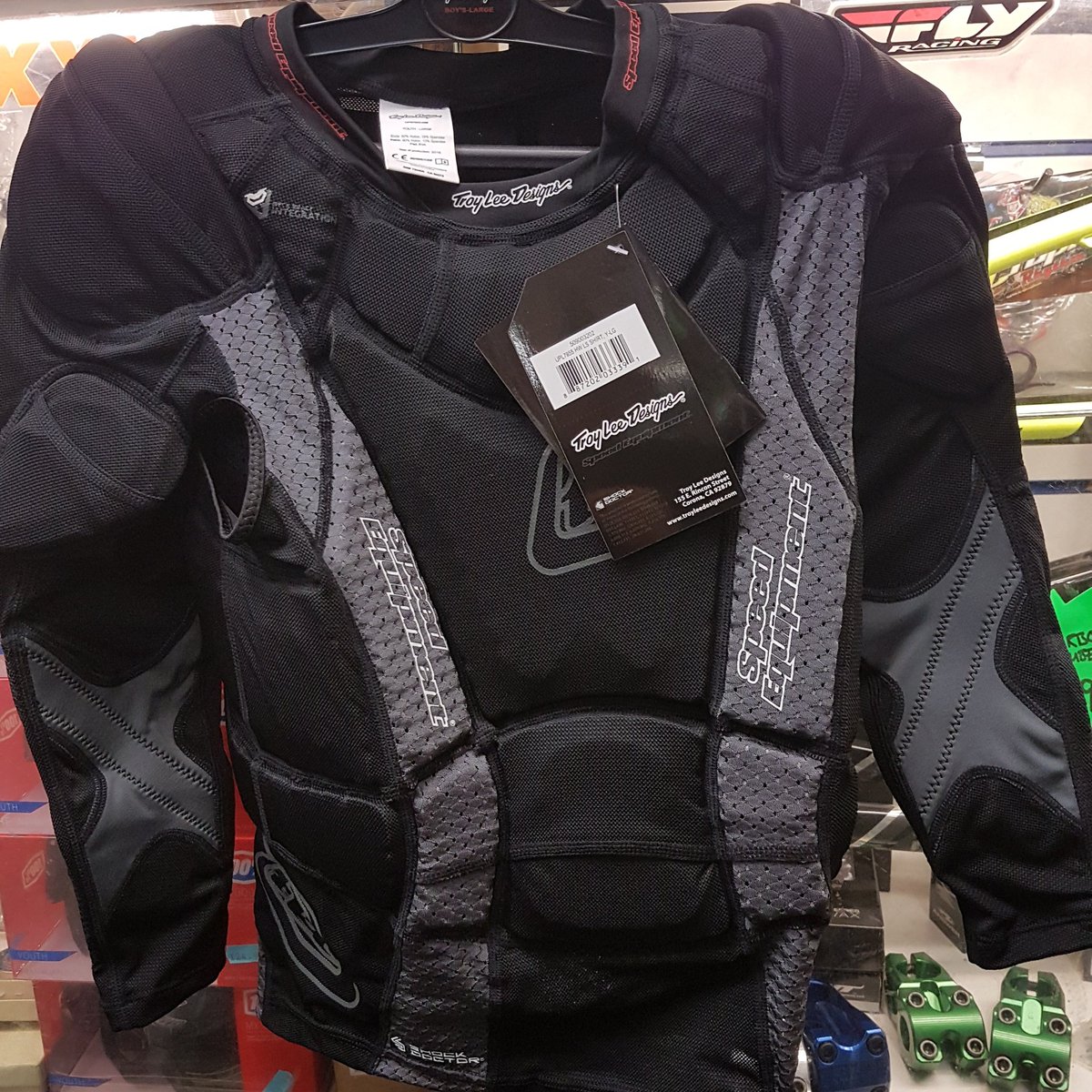 Finally back in stock after a long wait. <a href="/TroyLeeDesigns/">Troy Lee Designs</a> youth  Shock Doctor tops back in stock