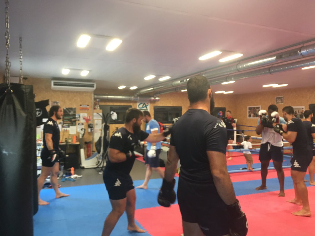 Aujourd'hui c'est atelier boxe 🥊