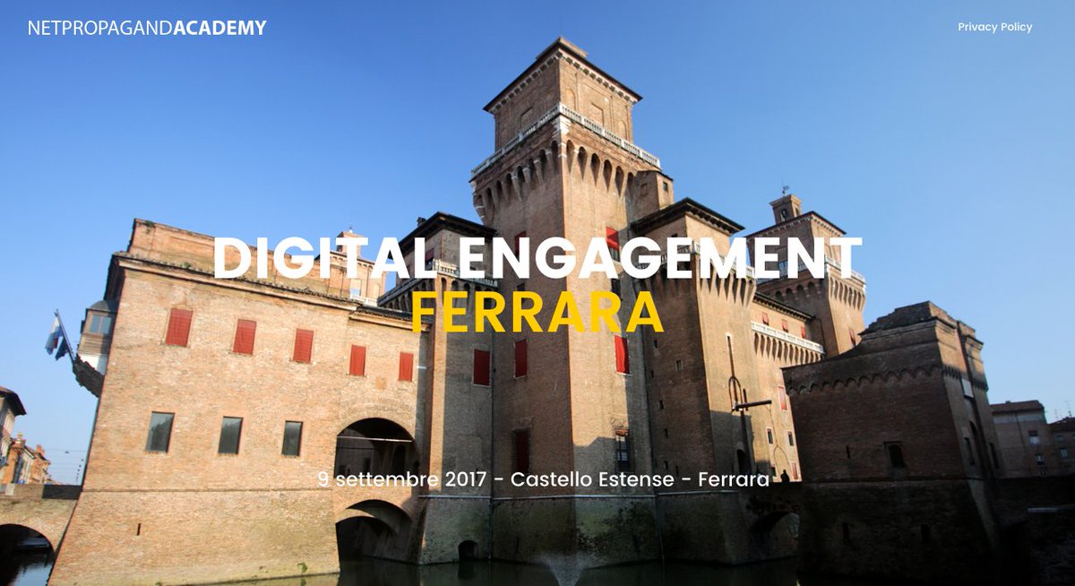 skande's tweet image. Perché non fare un corso di comunicazione digitale in un luogo magico, ricco di storia e con ottimo cibo?
ow.ly/wL1e30cLFUE #Ferrara