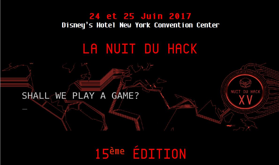 #ndhXV 15 ans déjà ! L'ANSSI reste fidèle à la Nuit du Hack - Rencontrez-nous les 24/25 Juin
nuitduhack.com/fr