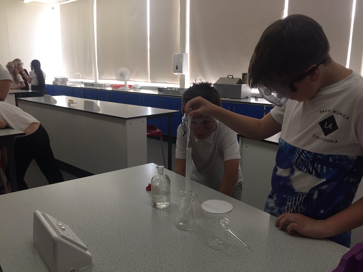 Y6 taking part in experiments <a href="/StCenyddScience/">St Cenydd Science</a> #fun #learning #experimenting