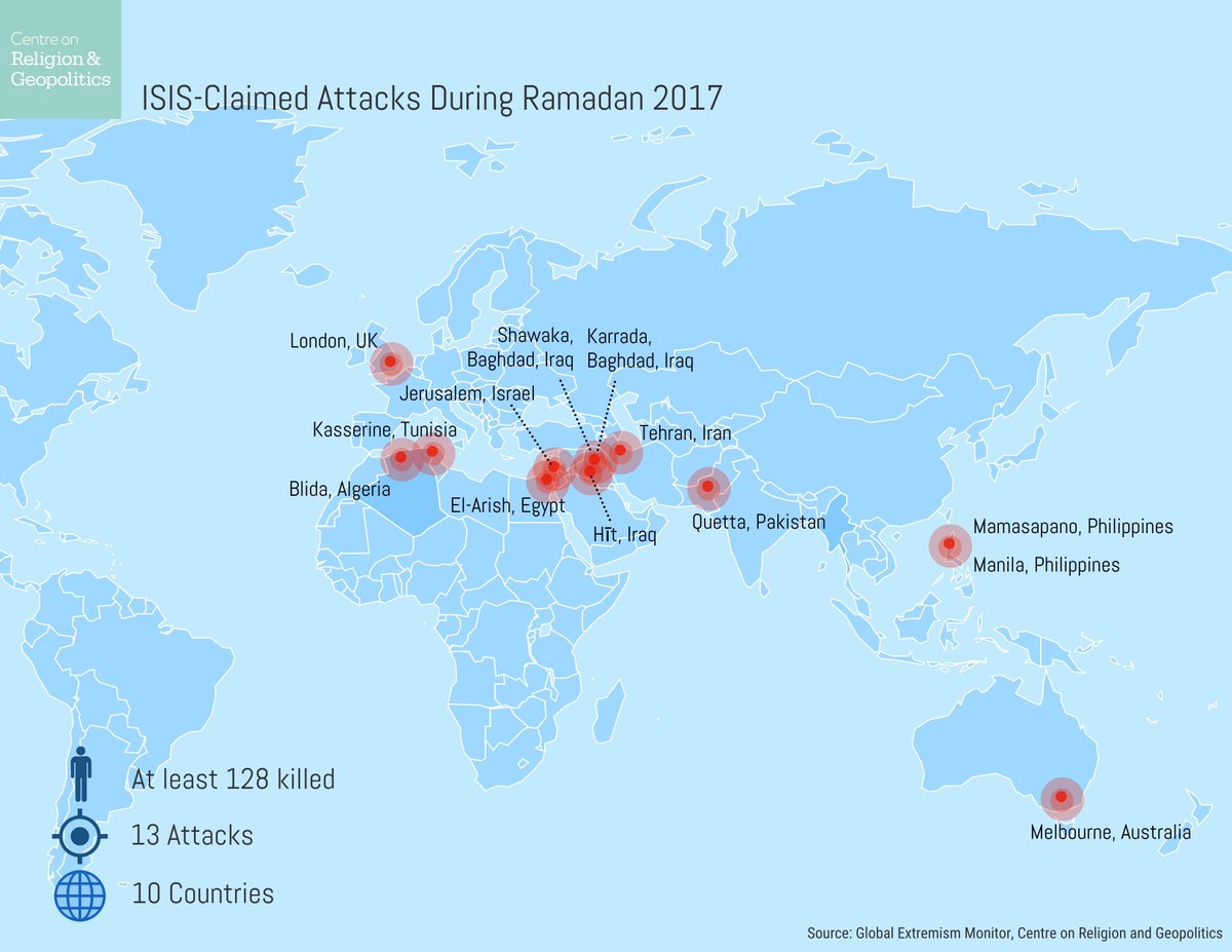 This Ramadan, ISIS has claimed 13 attacks in 10 countries. What does an ISIS claim actually mean? bit.ly/2tscVyv