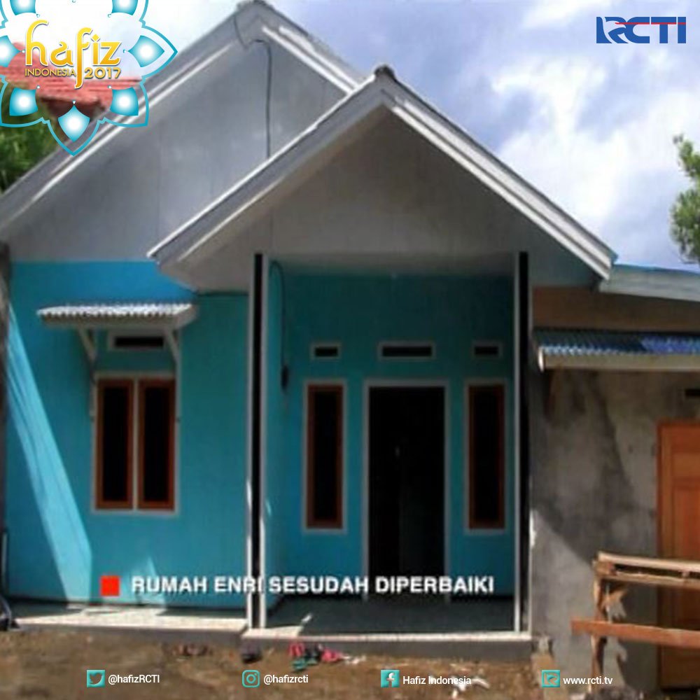 Alhamdulillah, cita-cita Enri terkabul dan inilah kondisi rumah Enri sekarang #BerkahHI2017