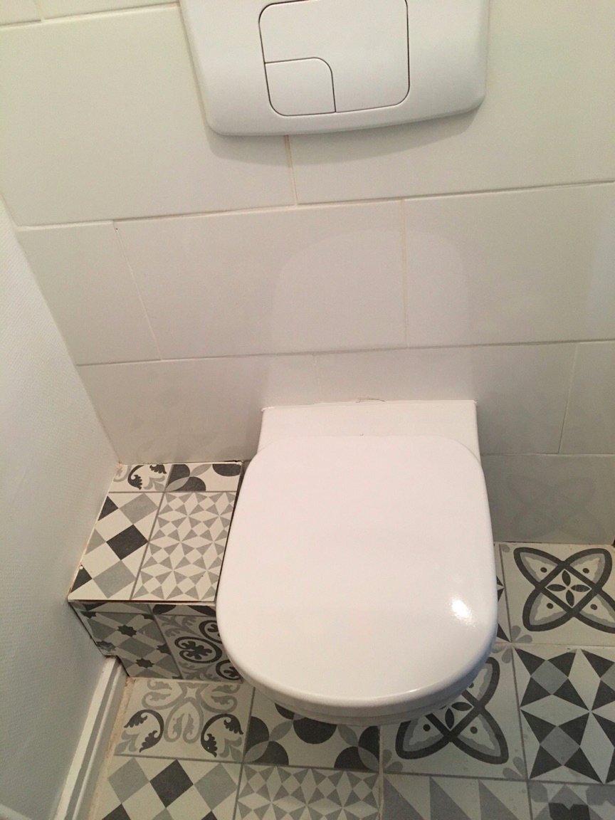 ContactPlombier's tweet photo. Une nouvelle rénovation de sanitaire sur Paris :) 
#plombier #BAM #WC #artisan https://t.co/ZRAS7Mnsx6
