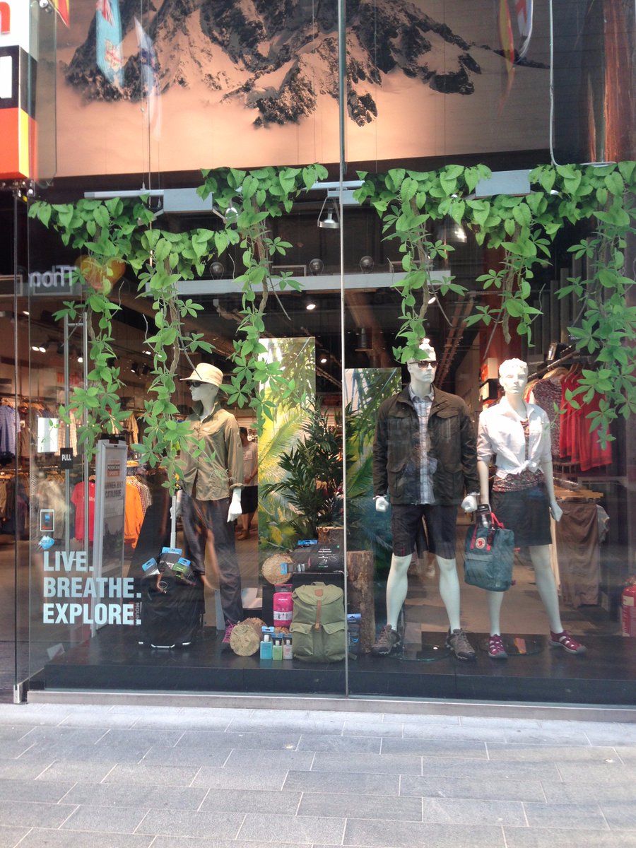 KingfisherGraph's tweet image. Our Window Display Cling is looking fantastic up in the Stratford @ellis_brigham store. Designed by @SueDisplay #windowgraphics #retail