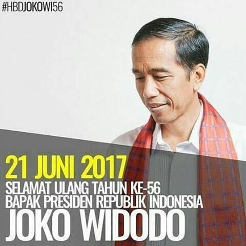Dirgahayu Uncle😘 #jokowi56th