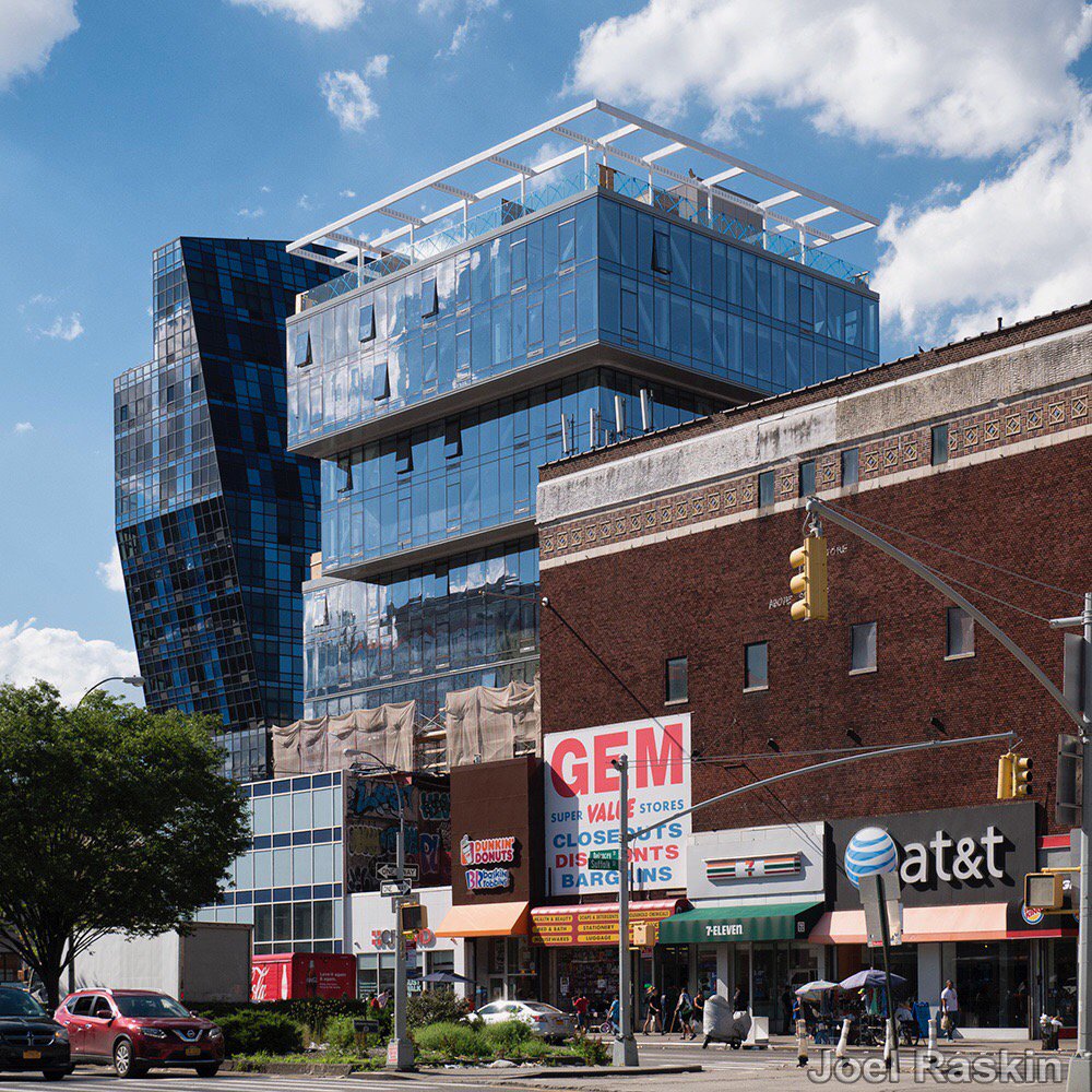 JoelRaskin's tweet photo. #100Norfolk unmasked! #LowerEatSide #NYC #DelanceyStreet #NorfolkStreet #architecture https://t.co/vjNu4EIVZf