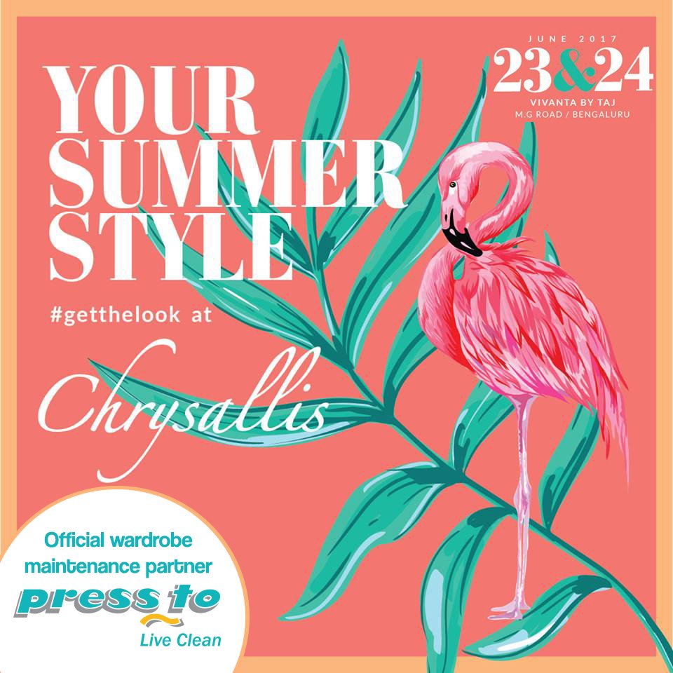 Calling Bengaluru's Trendsetters - Pressto- Live Clean <a href="/Chrysallis/">Chrysallis</a> - Come and say Holaa!
#DryClean #Pressto #Chrysallis