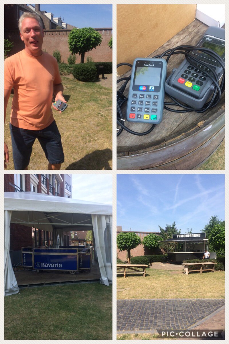 Niki3001's tweet image. Vandaag bij de opbouw van #BestLekker de #RaboSmartPin en #Pinbox afgeleverd! Fijn dat we zo een bijdrage mogen leveren aan een topevent!