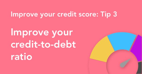 It's Day 3 of our 'Improve your Credit Score' Series: Tip 3... optimise your credit-to-debt ratio. More on our blog: blog.pariti.com/post/161742629…