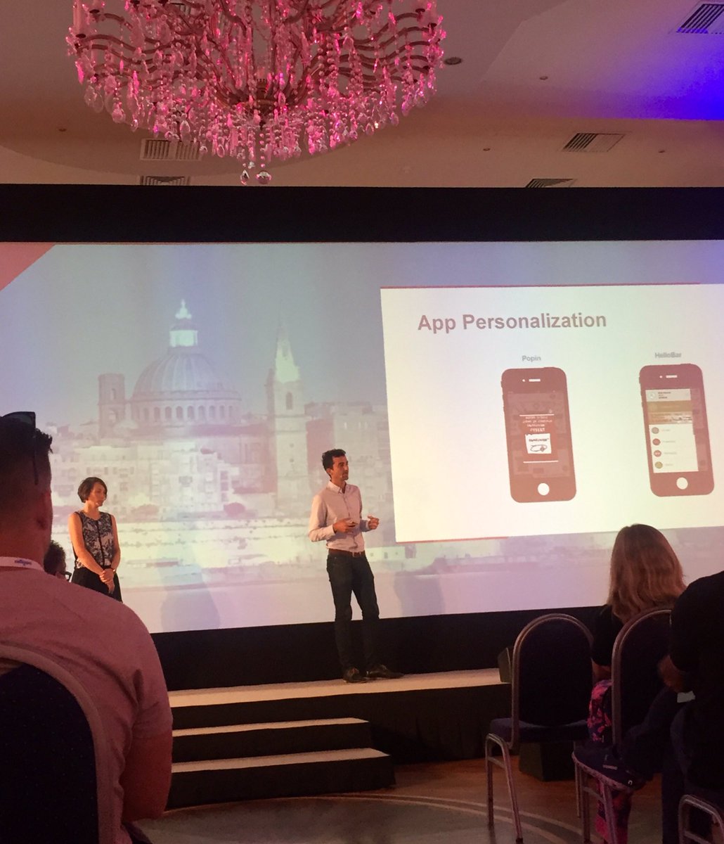 Selligent's tweet photo. Online grocery store @chronodrive  emphasizes the importance of app #personalization at #ConsumerFirst17 Summit in #Malta https://t.co/UMCU6IUpRK