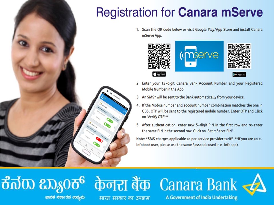 canarabank's tweet photo. #canarabank #Mserve #Registration #Procedure #On #Off #debitcard #creditcard Andriod:https://t.co/3dqsJ7wPN5
IOS:-https://t.co/t6ivmUrwnv https://t.co/nFtkwgjZT0