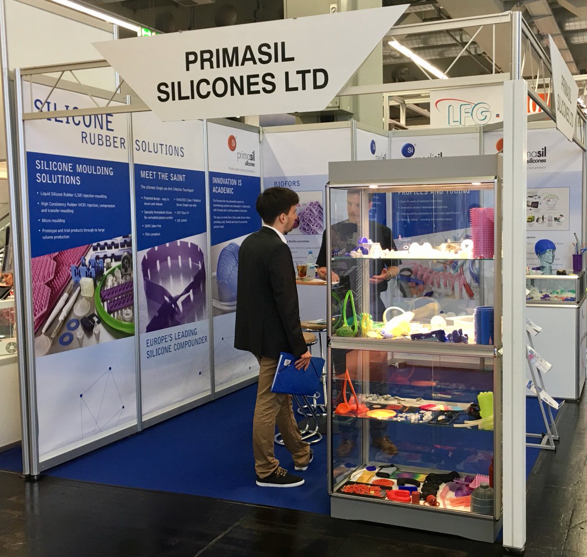 medisilblog's tweet photo. Come to #Nurnberg Messe to meet the Primasil #Silicones team hall 10 stand 215.  Great vibe to the morning start of the show https://t.co/PGEGZN09qn