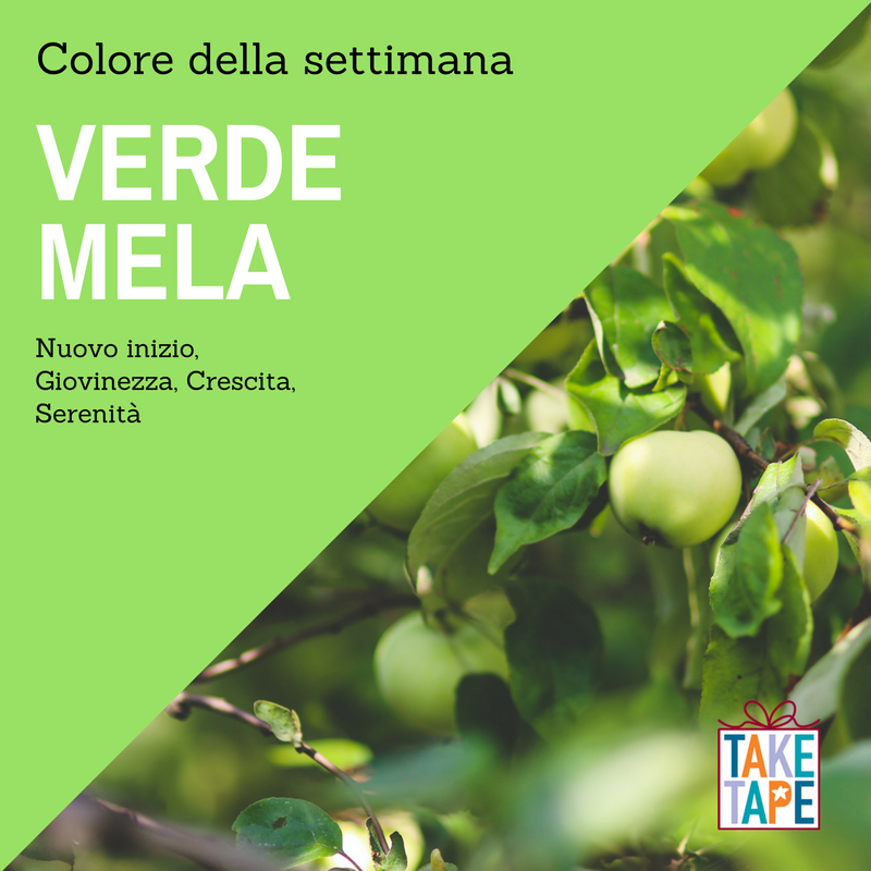 TakeTapeIT's tweet photo. Voglia di freschezza, novità, pensiero positivo? Scegli il #colore verde mela per decorare un ambiente o allestire le feste dei bambini! https://t.co/J1HmzhxkXK