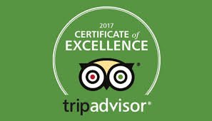 Wow! We got the "Certificate of Excellence 2017" from #Tripadvisor! Thanks to all our guests - we appreciate it! #CertificateofExcellence