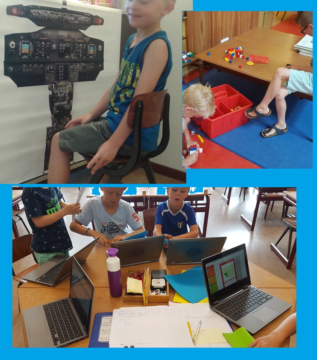 Groepen 3 zijn gestart met het thema Op reis. Er wordt goed gewerkt in het circuit