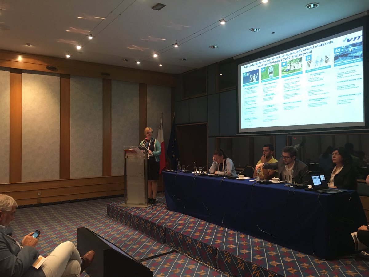 Session 10 nanotechnology in printing and addictive manufacturing is now open! #ENF_2017