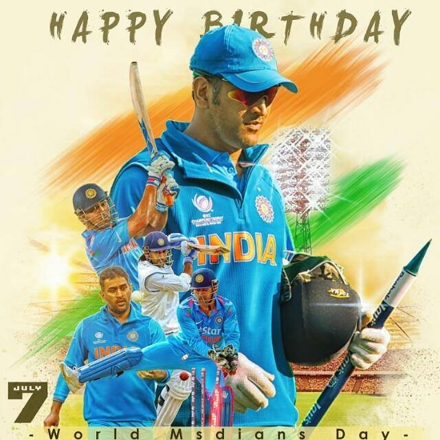 HAPPY BIRTHDAY Mahendra singh dhoni sir 