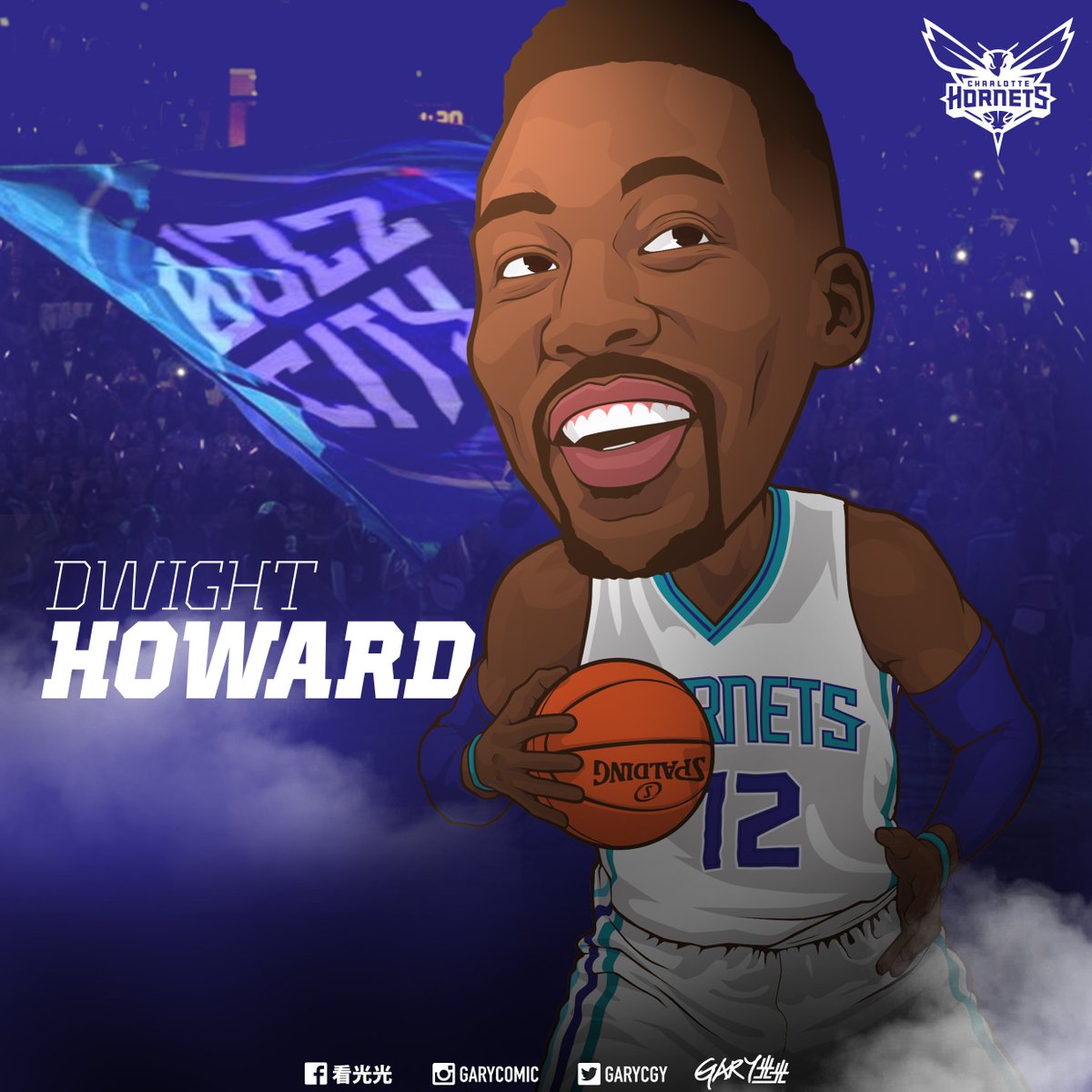 garycgy's tweet photo. Trade again...👀 #dwighthoward #dh12 #truetoatlanta #atlantahawks #charlottehornets #charlotte #hornets #hornetsnation #buzzcity #backthebuzz https://t.co/g2RiWNNG23