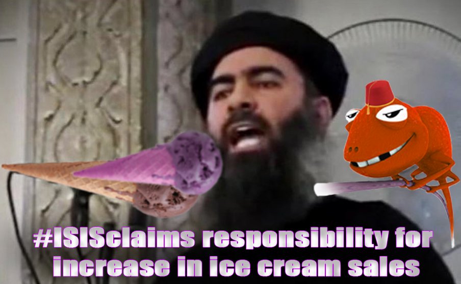 The_shameleon's tweet photo. #ISIS #Daesh #ISIL #duh #IslamicStateClaims https://t.co/rYD0FNBZkr