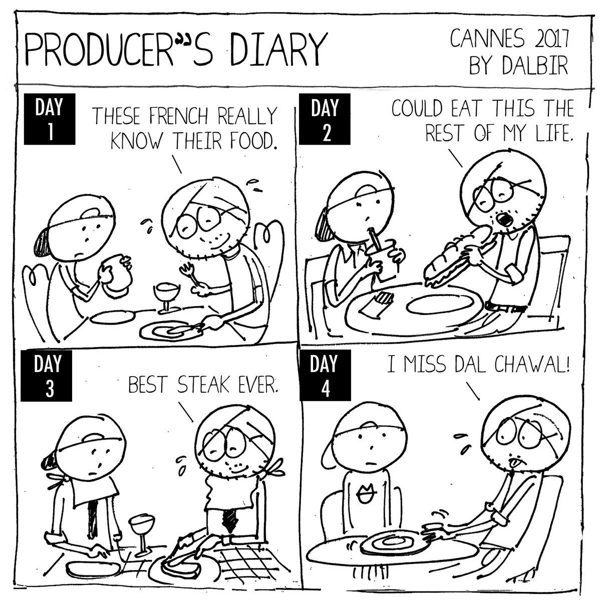 piyushpankaj's tweet photo. What happens in #CannesLions becomes #ProducersDiary by @DalbirX of @SikhPark #CannesToons, #4Days of Cannes summarized, Waiting for more! https://t.co/8qwHvhmi71