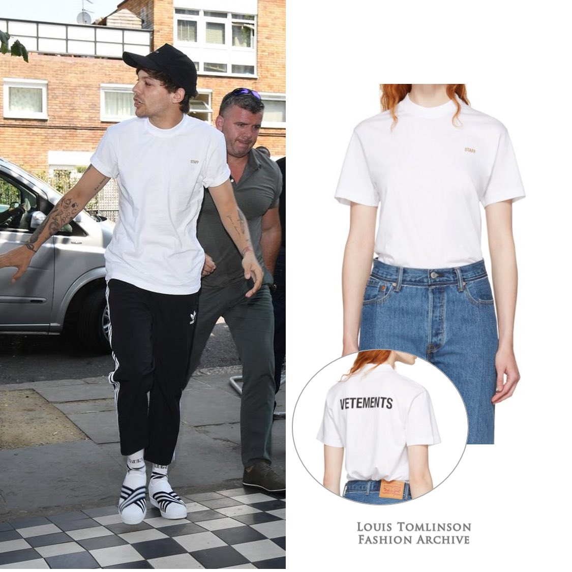 larry_updates_'s tweet photo. 06.19.17 » London | Vetements Basic "Staff" T-Shirt ($175 https://t.co/OKRSHIc9kV …) https://t.co/Sxvcw3omoh