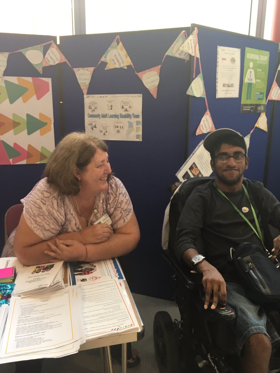 Great to meet Anustan <a href="/TMCSupInt/">TMC Supported Int</a> Social Media Champion &amp; hear about his dream job as theatre actor - see you on stage soon! #LDWeek2017