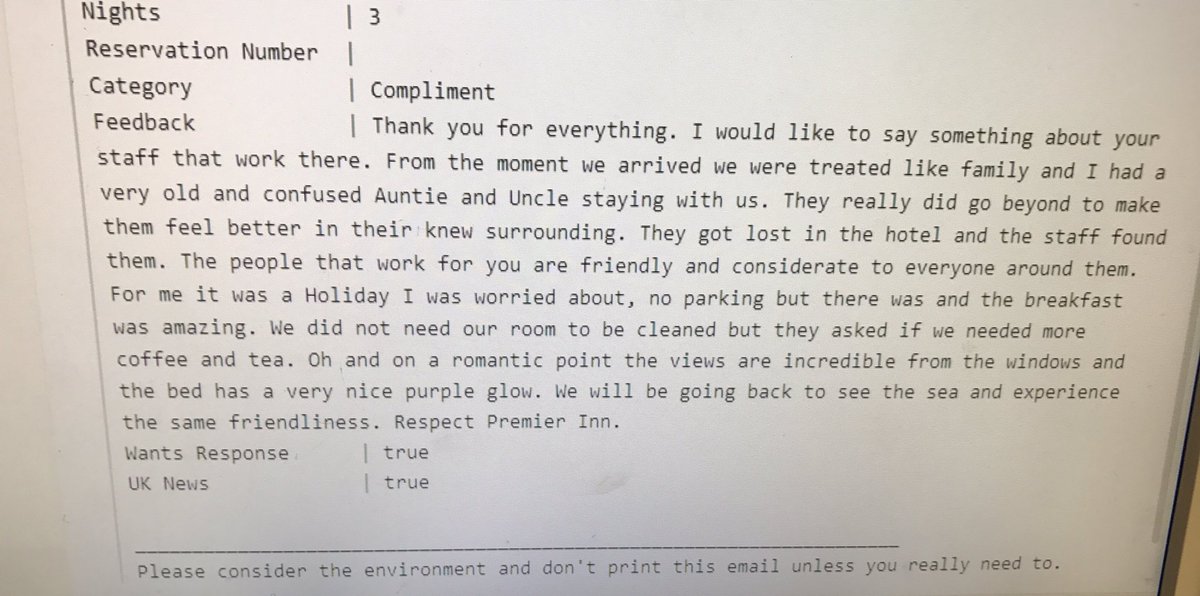 Lovely Head Office compliment 💜 @sarahvfrost1 <a href="/smmottram/">Sam Mottram</a> <a href="/southcoastarea/">South Coast</a>