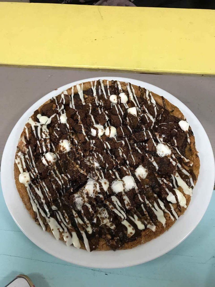 Our cookie dough pizza