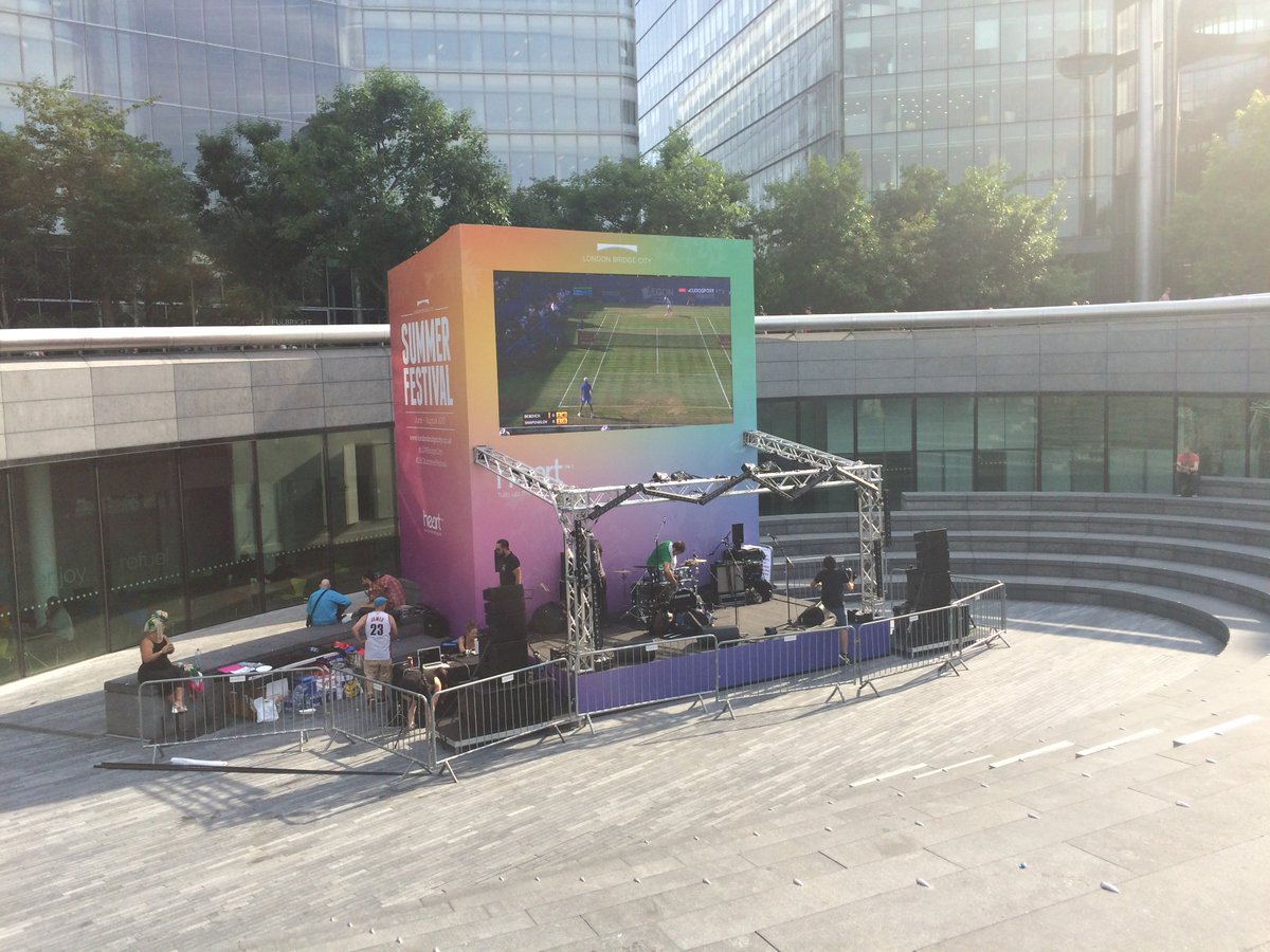 And now we're getting ready for our main event at London Bridge City!
4 live bands next to the Thames 6-10pm. 
#MusicDay2017