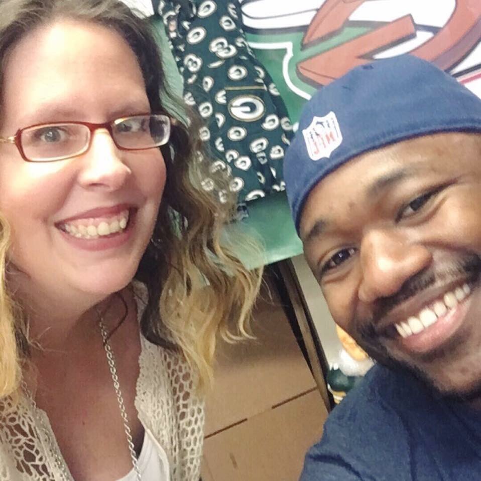 girlonthefield's tweet photo. @packers Happy #NationalSelfieDay from me and @TyMontgomery2 😉🤳🏻🏈 #GoPsckGo https://t.co/2MoETBsU2q