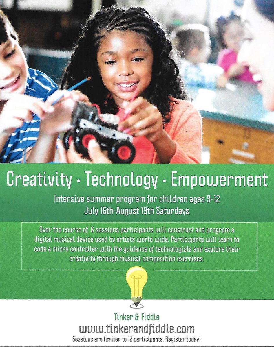 TinkerFiddle's tweet image. So excited to launch Tinker &amp;amp; Fiddle this summer in the Capital District @miSciNY! Rolling selection process. Submit your application today