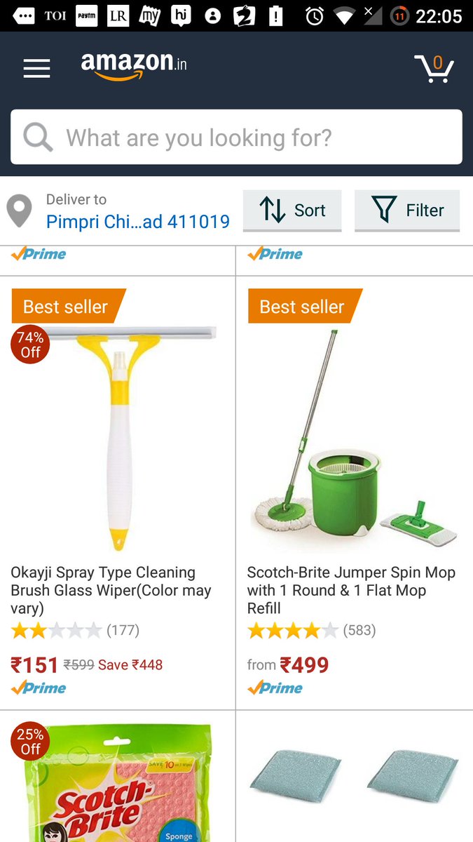 Yeshjain's tweet image. @amazonIN you are showing two prices for same product. The home Page shows one Price and product pave shows different price. #AmazonCheating