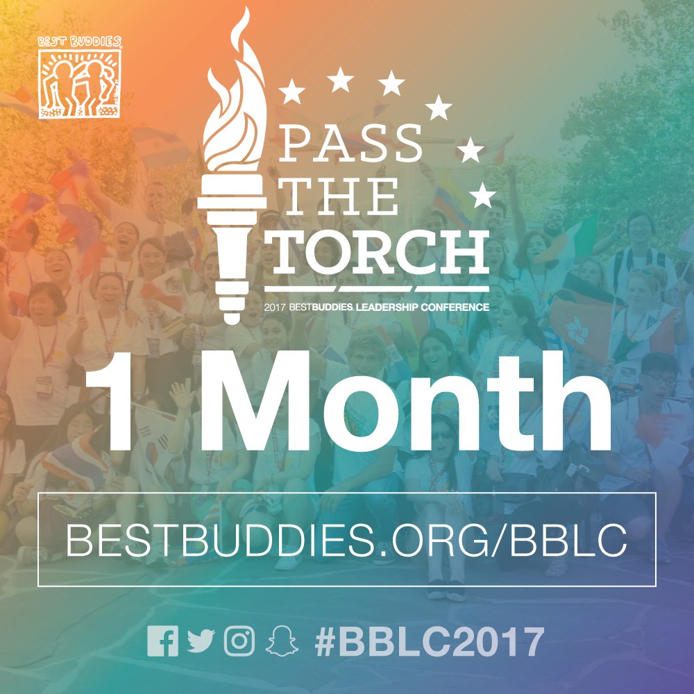 Happy first day of Summer ☀️ 1 month until we take over <a href="/IUBloomington/">IU Bloomington</a> for the 28th Annual Best Buddies Leadership Conference! 😎 #BBLC2017
