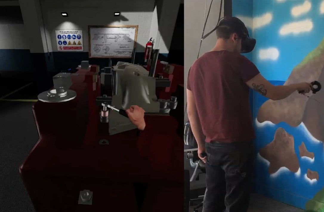 BeitxuStudios's tweet photo. Mecanizando en #MachiningVR, nuestro taller de mecanizado en #realidadvirtual. #VR #formacion #Industria40 #Mungia #sartutabeitxu https://t.co/JUjTKhiLK8